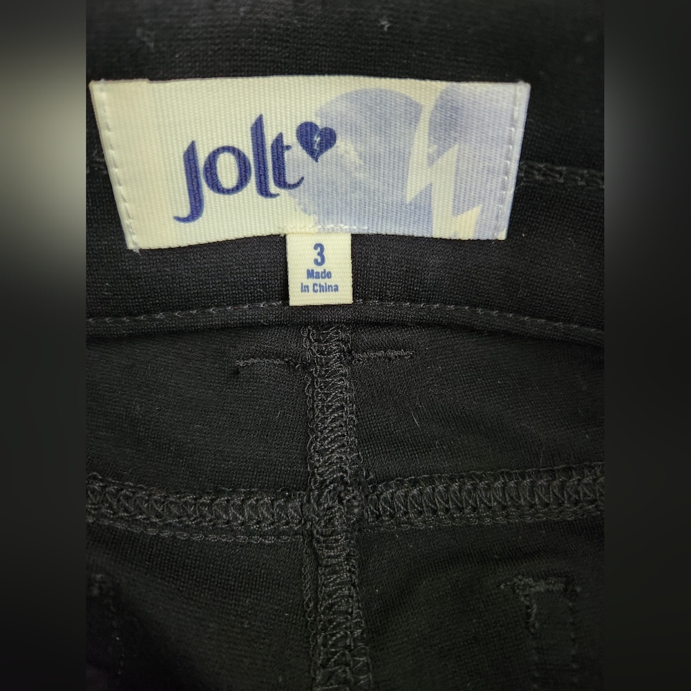 Jolt Classic Black Slim Pants - Picture 3 of 5
